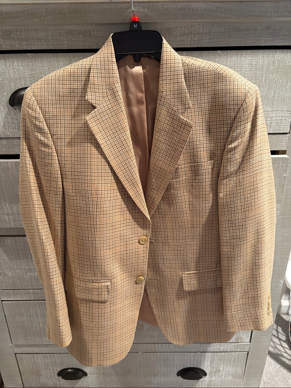 Polo by Ralph Lauren Tan Plaid Sport Coat